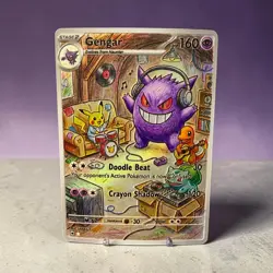 Texture Music Fan Art Gengar Card - Image 1