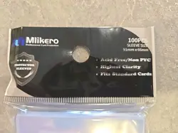 100 x TCG CCG MTG Clear Standard Card Sleeves | Protector 91mm x 66mm - Image 2