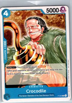 Crocodile (Promotion Pack 2022) P-004 English - One Piece Card - NM - Image 1