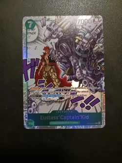 One Piece Card Game TCG Eustass“Captain“Kid ST02-013 M/NM Condition - Image 1