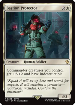 MTG magic 1x Bronze Guardian SURGE FOIL (M/NM) Commander Final Fantasy - Image 1
