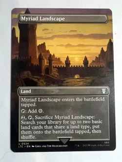 MTG Myriad Landscape LotR Extended Art - Image 1