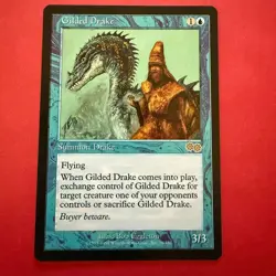 Gilded Drake Urza's Saga Never Been Played Near Mint/Mint Video - Image 1