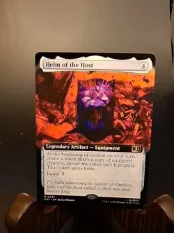 Helm of the Host (Extended Art) Commander: Marvel Super Heroes MTG Regular NM - Image 1