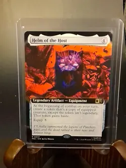 Helm of the Host (Extended Art) Commander: Marvel Super Heroes MTG Regular NM - Image 3