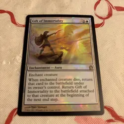 Gift of Immortality ~ Theros [Near Mint] [Magic MTG] foil - Image 1