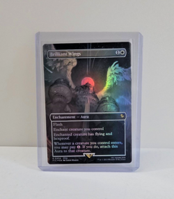 Brilliant Wings (Borderless) Commander: Final Fantasy Foil - Image 1