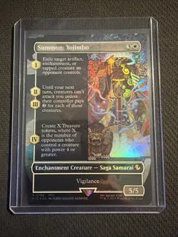 Summon: Yojimbo Borderless FOIL Commander Final Fantasy MTG NM - Image 1