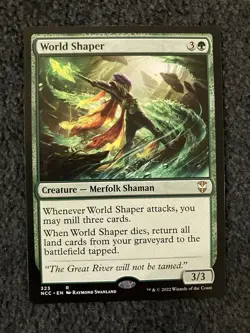 Magic The Gathering MTG - World Shaper - Commander: Streets of New Capenna - Image 1