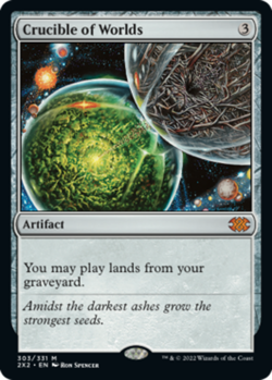 [1x] Crucible of Worlds Near Mint, English Double Masters 2022 MTG Magic - Image 1