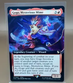 MTG Final Fantasy - Gogo, Mysterious Mime Extended Art R 0153 NM - Image 1