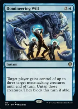 Domineering Will 719 (Regular) MTG Battle For Baldur's Gate NM - Image 1