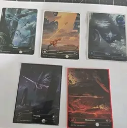 Magic The Gathering Edge of Eternities Foil Basic Land Full Art Lot of 5 - Image 1