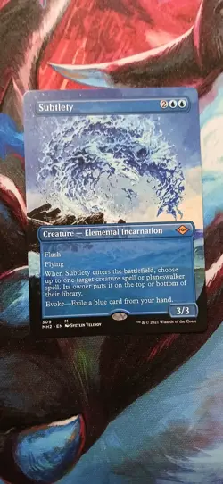 Magic: The Gathering Subtlety Mythic Borderless #309 Modern Horizons 2 English - Image 1