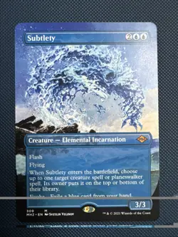 MTG Subtlety (Borderless) - Modern Horizons 2 (MH2) NM - Image 1