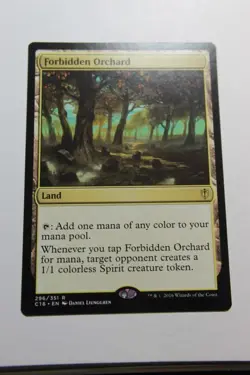 MTG Forbidden Orchard x1- -Commander 2016-Lightly Played - Image 1