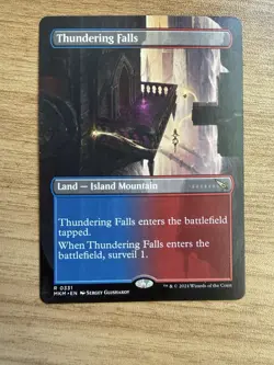 Thundering Falls (Borderless) - MTG Murders at Karlov Manor NM - Image 1