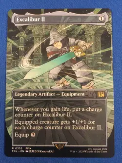 Excalibur II Final Fantasy Borderless - NM - Image 1