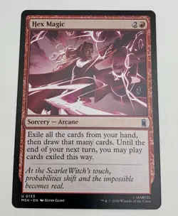 Hex Magic - U 0133 Marvel Super Heroes - Regular NM MTG - Image 1