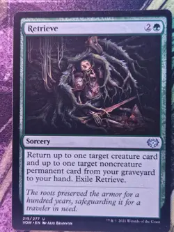 Retrieve 215 Uncommon Innistrad: Crimson Vow Magic: The Gathering MP - Image 1