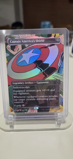 Captain America's Shield (Borderless) (0317) Marvel Super Heroes Foil - Image 1