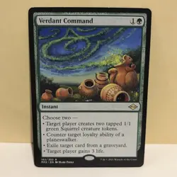 MTG Verdant Command (182/632) Modern Horizons 2 NM - Image 1