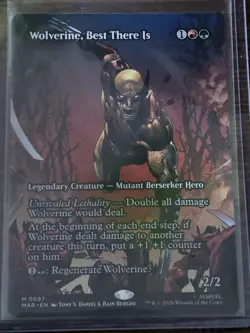 MAGIC THE GATHERING MTG MARVEL SUPER HEROES WOLVERINE BEST THERE IS MYTHIC 0097 - Image 1