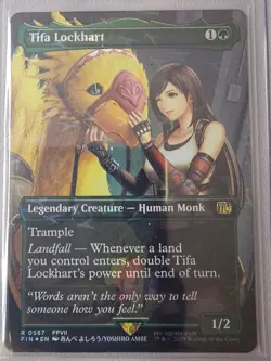 Tifa Lockhart (Borderless) (Chocobo Track Foil) FIN 567 Foil R NM FINAL FANTASY - Image 1