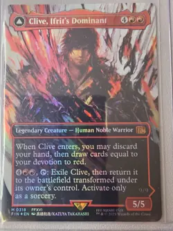 Clive, Ifrit's Dominant () (Borderless) FIN 318 Foil M NM FINAL FANTASY - Image 1