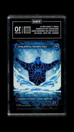 2025 #0359 AANG AND LA, OCEAN'S FURY/AANG, SWIFT SAVIOR TAG 10 GEM MINT - Image 2