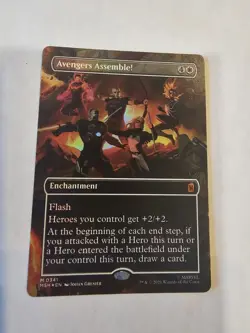 Avengers Assemble! (Borderless) (0341) Marvel Super Heroes Foil - Image 1