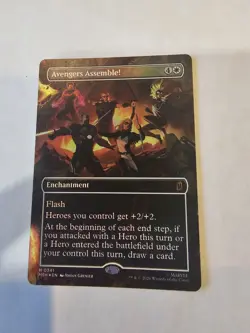 Avengers Assemble! (Borderless) (0341) Marvel Super Heroes Foil - Image 2