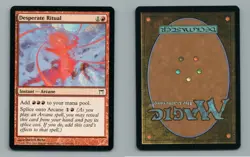 Magic the Gathering : Champions of Kamigawa ( Desperate Ritual ) Lightly PLayed - Image 1