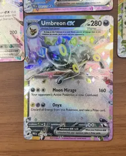 Pokemon TCG Prismatic Evolutions English Holo Promo 7-Card Lot Eevee ex - Image 1