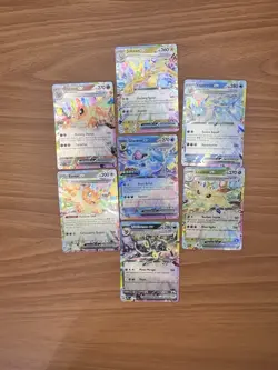 Pokemon TCG Prismatic Evolutions English Holo Promo 7-Card Lot Eevee ex - Image 3