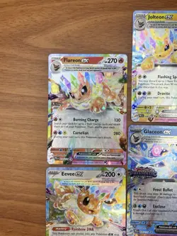 Pokemon TCG Prismatic Evolutions English Holo Promo 7-Card Lot Eevee ex - Image 4