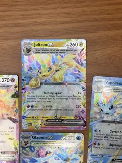 Pokemon TCG Prismatic Evolutions English Holo Promo 7-Card Lot Eevee ex - Image 5