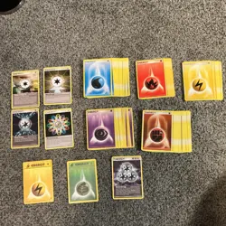 Pokemon TCG EX Delta Species Energy Lot Water/Fire/Lightning/Psychic/Fighting - Image 1