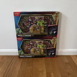 LOT OF 2 Pokemon Mega Zygarde EX Premium Collection Sealed Box - Image 1