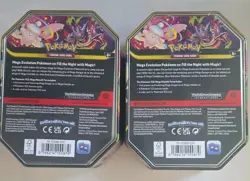 Pokemon TCG First Partner Pack Mega Evolution ex Tin Lot (2) Gengar Clefable - Image 2