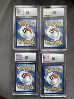 CGC Graded Pokemon Lot: Totodile, Rocket’s Zapdos, Dark Gyarados & Surfing VMAX - Image 2
