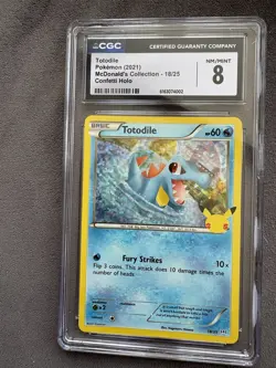CGC Graded Pokemon Lot: Totodile, Rocket’s Zapdos, Dark Gyarados & Surfing VMAX - Image 3