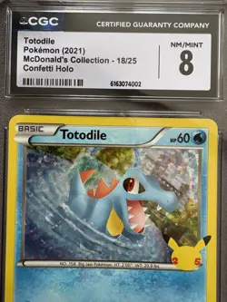 CGC Graded Pokemon Lot: Totodile, Rocket’s Zapdos, Dark Gyarados & Surfing VMAX - Image 5