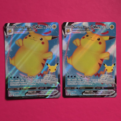 Pokemon TCG Surfing Pikachu VMAX 009/025 Holo English Lot 2 (2021) PACK FRESH. - Image 1
