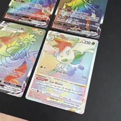Pokemon TCG 4-Card Lot Garbodor VMAX, Shadow Rider Calyrex VMAX, Shaymin VSTAR - Image 3