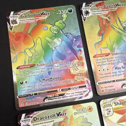 Pokemon TCG 4-Card Lot Garbodor VMAX, Shadow Rider Calyrex VMAX, Shaymin VSTAR - Image 5