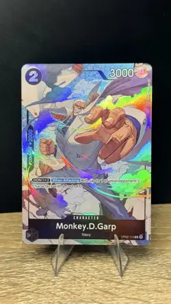 ONE PIECE - Monkey D.Garp (Alt Art) Paramount War OP02-115 R OP TCG ENGLISH - Image 1