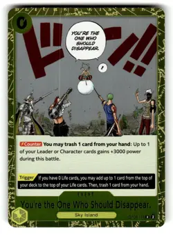 You're the One Who Should Disappear OP06-115 Wings of the Captain Foil NM - Image 1