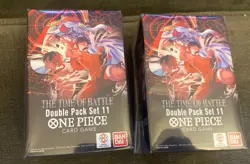 X2 One Piece - The Time Of Battle Double Pack Set Vol 11 (DP-11) - New & Sealed - Image 1