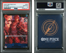 SHANKS OP06-007 3 on 3 cup One Piece KOREAN EVENT TOP PSA10 - Image 2